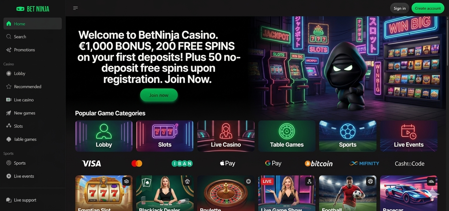 BetNinja casino review Nederland